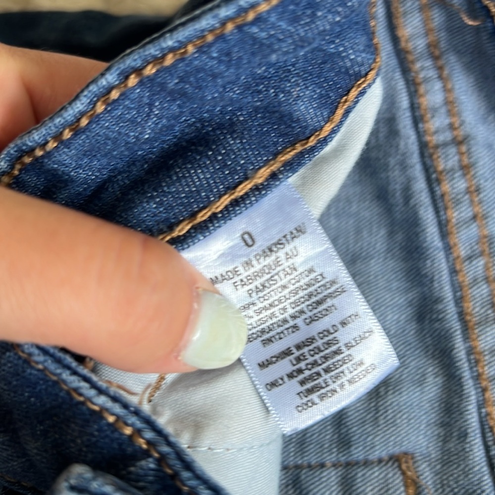 Aeropostale Ripped Jean Shorts - Picture 5 of 7